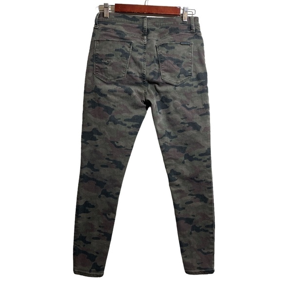 Hudson Cotton Blend Camo Barbara High Waist Skinny Jeans Sz. 28 - Picture 6 of 11